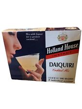 Vtg New NOS Sealed Instant Daiquiri Holland House Cocktail Mix 8 Packets 60s MCM picture