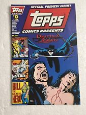 Topps Comics Presents  DRACULA VERSUS ZORRO #0 Special Preview Issue 1993 picture