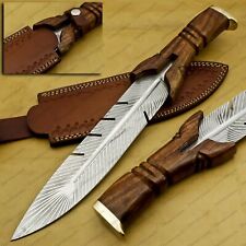 Custom Handmade Knife, Leaf Shape Knife, Best Gift to Give, Unique Craftsmanship picture