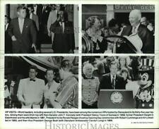 1989 Press Photo World leaders hosted by Disneyland in thirty five year history picture