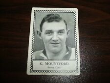 Barratt Famous Footballers (1947 Non-Descriptive)  G Mountford - Stoke City picture