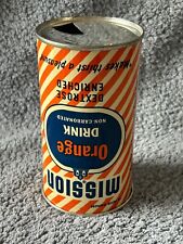 Mission Orange Drink Flat Top Pop Can Empty Can, Los Angeles CA picture