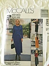 Vintage PATTERN 1996 McCALL'S  8457 3 Hour DRESS Modest Size D (12-14-16) UNCUT picture