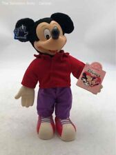 Vintage Applause Multicolor Disney Mickey Mouse Plush Toy With Outfit picture