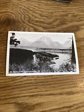 Vintage Postcard RPPC Mt Moran From Signal Mountain picture