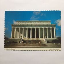 Lincoln Memorial Washington Dc Vintage Postcard Circa 1970S picture