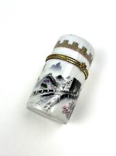 Porcelain/ceramic Great Wall Of China Toothpick Holder gift box trinket holder picture