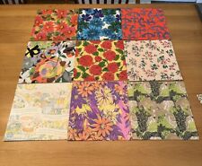 Vintage Wrapping Paper Mid Century Mod MCM, 9 Sheets in Box picture
