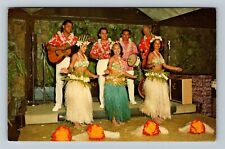 Kauai, HI-Hawaii, Tahitian Dancing, Kauai Surf Resort Vintage Souvenir Postcard picture