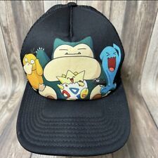 Official Pokemon Snapback Cap Hat Nintendo 2014 Psyduck Snorlax Togepi Wobbuffet picture
