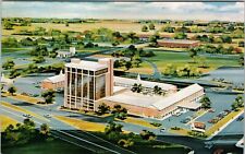 Topeka KS-Kansas, Ramada Inn, Aerial View, Vintage Postcard picture