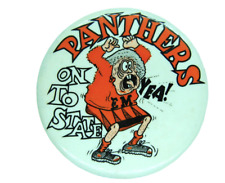 Panthers On To State Pinback Button EM Yea picture