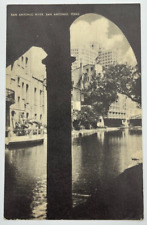 Vintage San Antonio River, San Antonio, Texas RPPC Postcard, Unposted picture