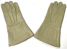 INDIAN WARS US UNION M1876 CAVALRY LEATHER RIDING GAUNTLETS GLOVES-2XLARGE picture