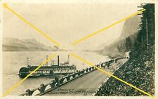1911 Steamboat Charles R Spencer Viaduct Columbia River Highway No.468 docking picture