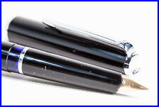 1968 PELIKAN MK 20 Fountain Pen 14K Gold Nib Size F fine / Black & Chrome picture