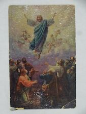 c1920s Oil Painting Facsimile Art Postcard Christ's Ascension Unposted Germany picture
