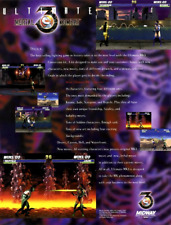 Ultimate Mortal Kombat 3 Arcade Game Flyer 1995 UNUSED Video MK3 Retro Fighting picture