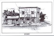 Julian California Market Grocery Store Butcher Shop Art Drawing Peter Morris picture