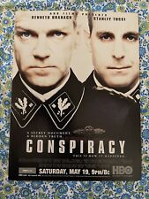 Vintage 2001 HBO Films Conspiracy Print Ad picture