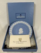 Wedgwood Jasperware Josiah Bicentenary Plate - Signed By Lord Wedgwood picture