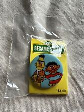 1980’s ERNIE AND BURT Sesame Street Pin Vintage Unopened picture