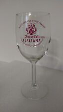 Raffaldini Vineyards & Winery Wine Glass Festa Italiana Coat Of Arms Ronda NC picture