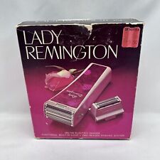 VTG Lady Remington MS-140 Pink Electric Shaver Razor w Case NEW IN BOX NOS picture