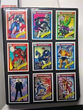1990 Marvel Universe Series 1 Trading Cards COMPLETE BASE SET, #1-162 Vg Mint picture
