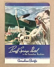VINTAGE: Banff Springs Hotel, Luncheon Menu, July 17, 1941 - GOOD picture