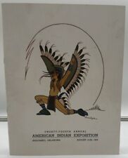 Original 1955 American Indian Exposition Program Anadarko Oklahoma picture