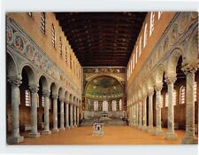 Postcard Interior, Basilica of S. Apollinaris in Classis, Ravenna, Italy picture