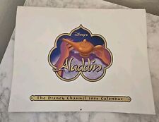 Vintage Aladdin The Disney Channel 1994 Calendar - Preowned  picture