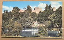 POSTCARD - UNUSED - THE CASTLE & RIVER TEME, LUDLOW, SHROPSHIRE, ENGLAND picture