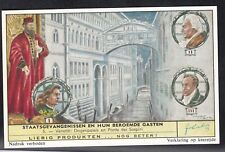 1960 FAMOUS PRISONS Card THE DOGE'S PALACE AND THE BRIDGE OF SIGHS Venice Italy picture