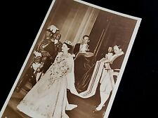 Queen Elizabeth II Royal Coronation Antique Real Photo Postcard RPPC Royalty UK picture