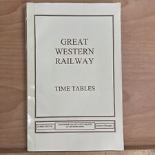 GREAT WESTERN RAILWAY Time Tables 1932-1933 Original Vintage picture