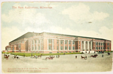 The New Auditorium Milwaukee Postacrd 1909 Postcard Goodrich Steamship Lines picture