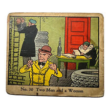 Scarce 1937 Dick Tracy Caramels Card #30 Two Men And A Woman picture