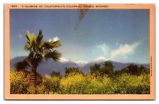 A Glimpse Of California's Colorful Varied Scenery Postcard picture