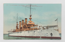 US Battleship New Jersey Postcard Unposted Antique picture