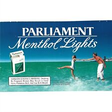 Parliament Menthol Lights Cigarette Ad 1990s  Vintage Print Ad picture