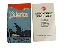 Polarine Motor Oil 1919 booklet p 32, Automobile Lubrication list Standard Oil picture