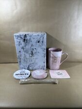 NEW Present of Star Not A Day Over Fabulous Pink Mug Cup Lid Spoon Coaster Card picture
