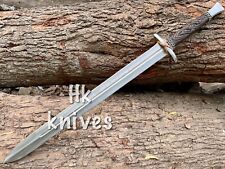 Hand Forged Steel Viking Sword Sharp Battle Ready Medieval Sword Gift picture