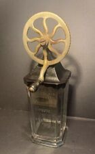 ANTIQUE SILVERS CO. BOOKLYN NEW YORK CAST IRON EGG BEATER MEASURING GLASS MIXER picture