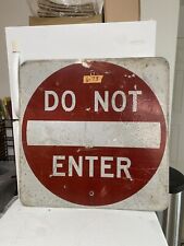 Authentic Retired Street Traffic Road Sign (Do Not Enter) 30