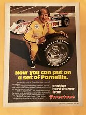 1974 Firestone Tire Parnelli Jones Print Ad Indy Car Racing Original VTG  74-1 picture