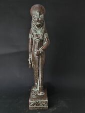 Ancient Egyptian Antiquities Rare statue of goddess Sekhmet with hieroglyphs BC picture