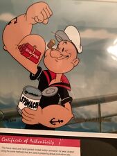 Animation Art Popeye Limited Edition Cel “Dynamite Muscle”. Signed Myron Waldman picture